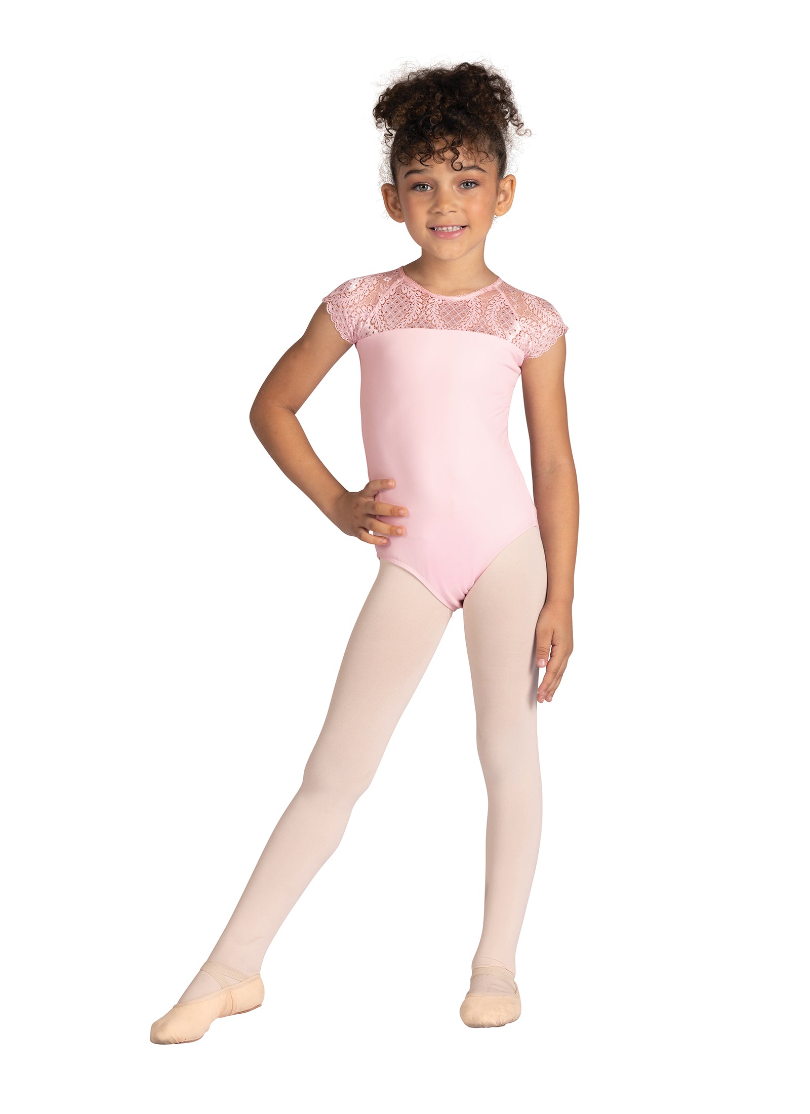 Kids Audra Cap Sleeve Leotard