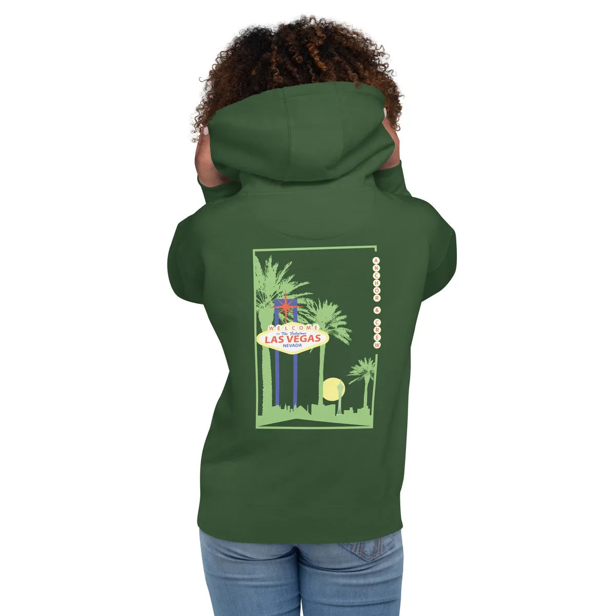 Las Vegas Landmark Cotton Blend Hoodie