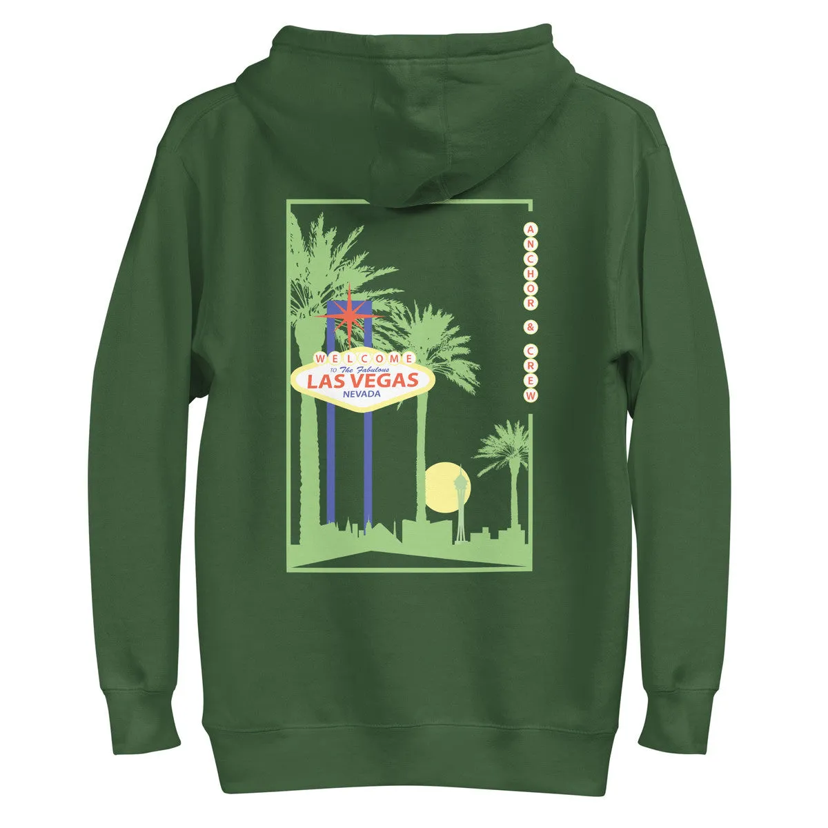 Las Vegas Landmark Cotton Blend Hoodie