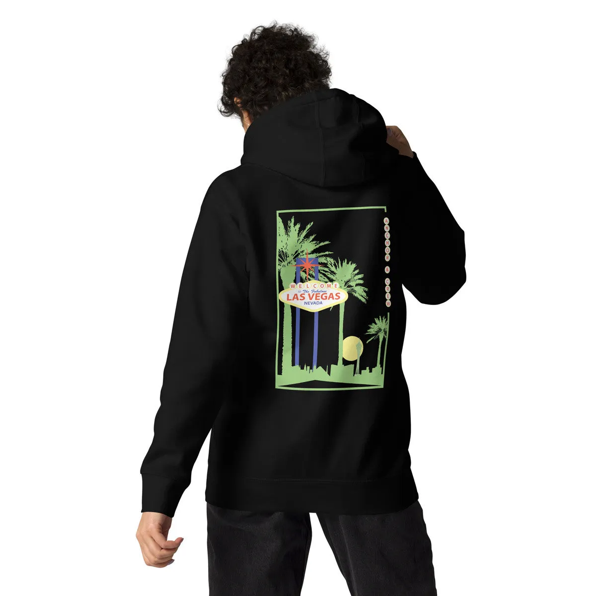 Las Vegas Landmark Cotton Blend Hoodie