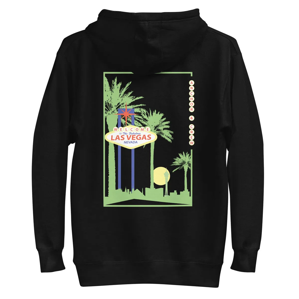 Las Vegas Landmark Cotton Blend Hoodie