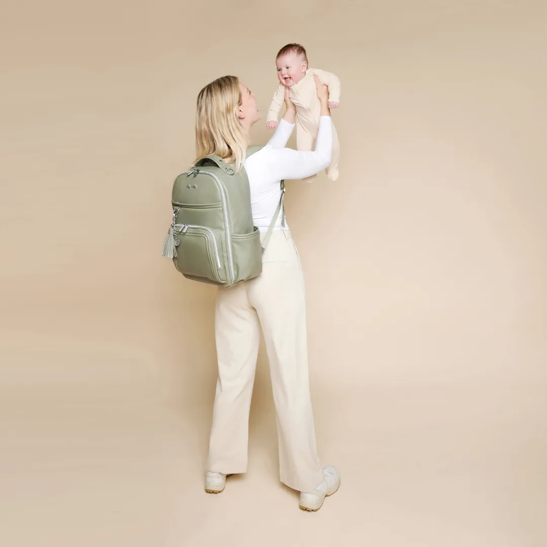 Limited Edition Boss Plus Large Diaper Bag Backpack Matcha