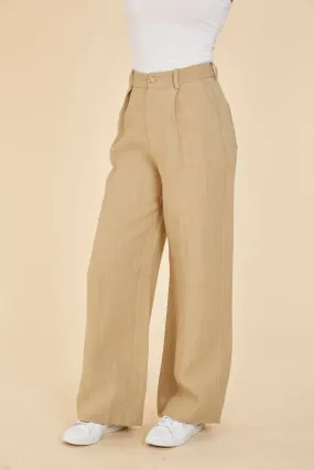 Linen Wide Leg Pants