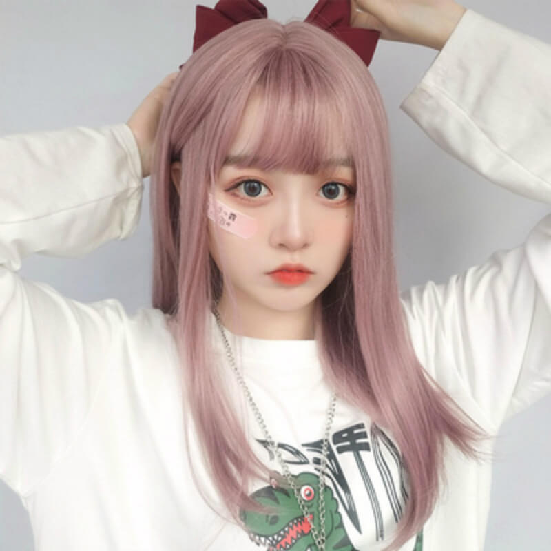 LOLITA MILKY LAVENDER COS MEDIUM LONG STRAIGHT WIG BY61105