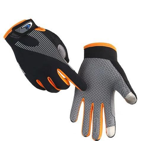 Long finger sports and cycling gloves