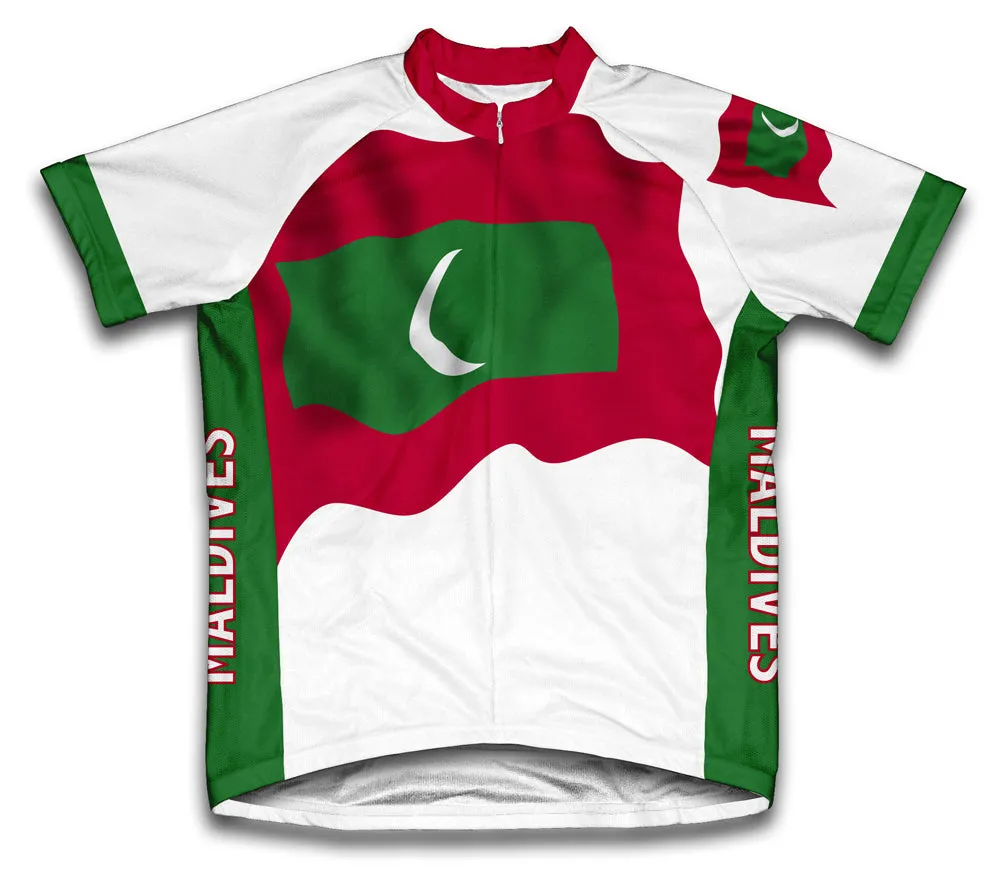 Maldives Flag Cycling Jersey for Men and Women