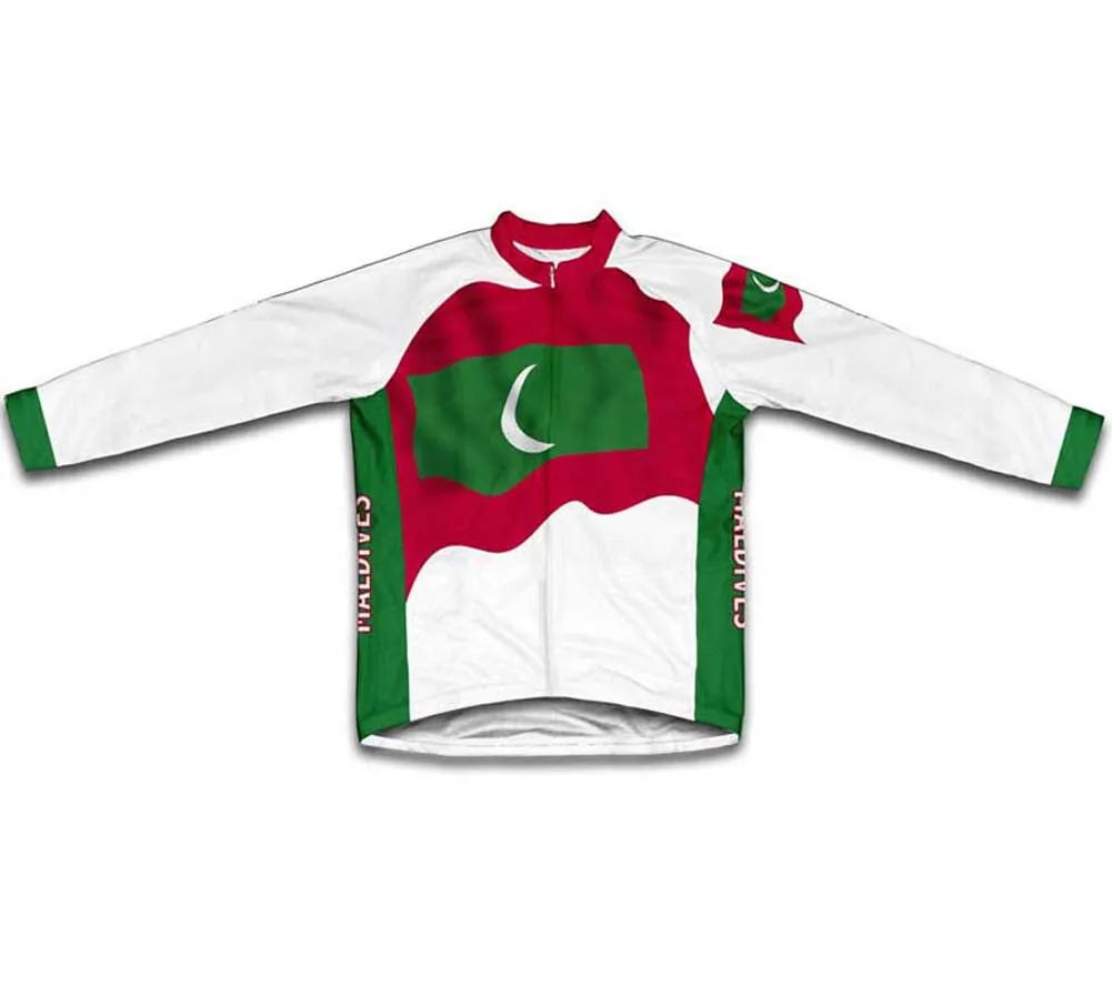 Maldives Flag Cycling Jersey for Men and Women