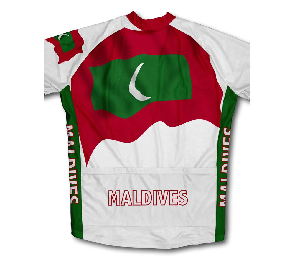 Maldives Flag Cycling Jersey for Men and Women