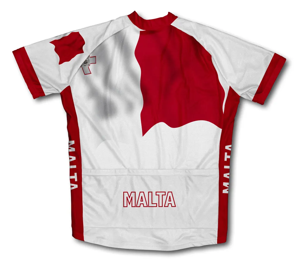 Malta Flag Cycling Jersey for Men and Women