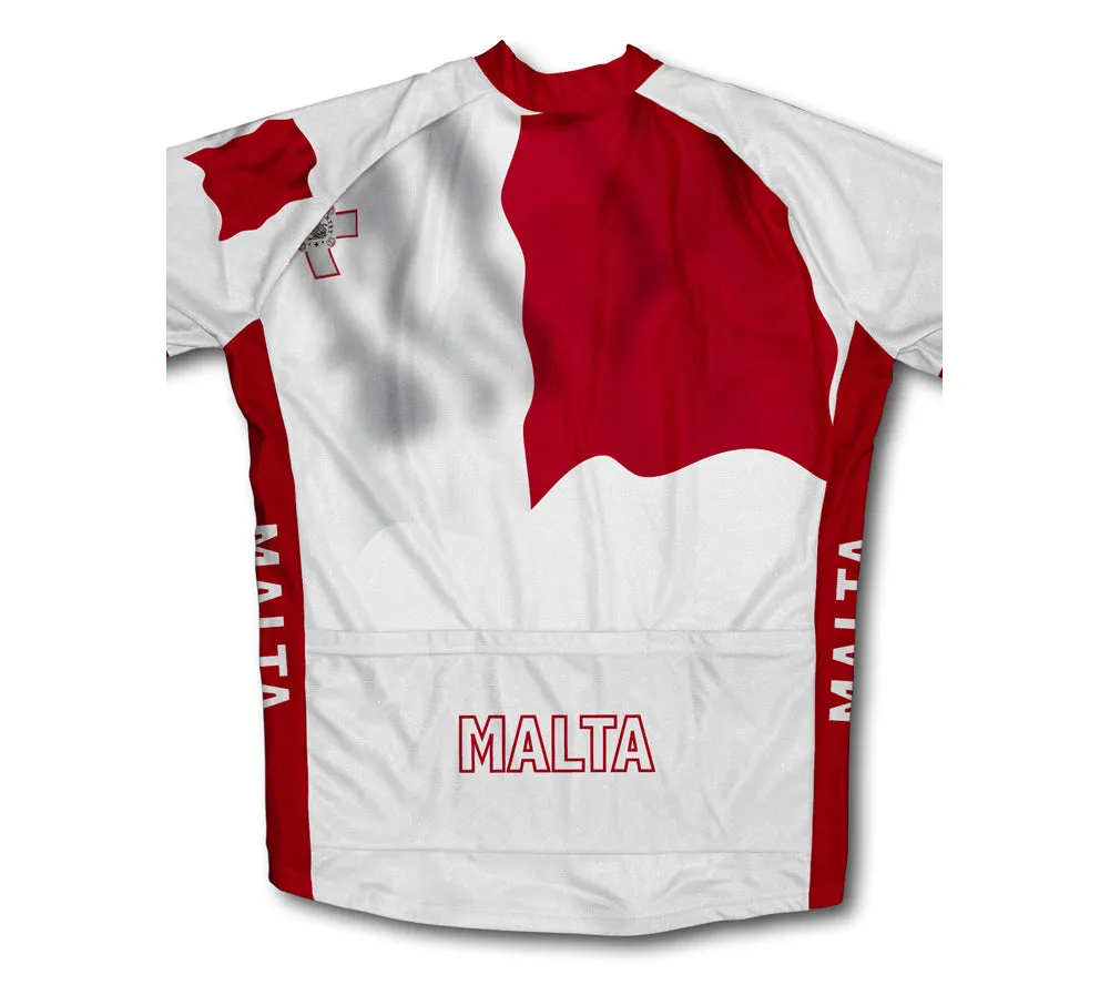 Malta Flag Cycling Jersey for Men and Women