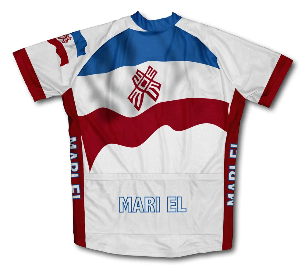 Mari El Flag Cycling Jersey for Men and Women