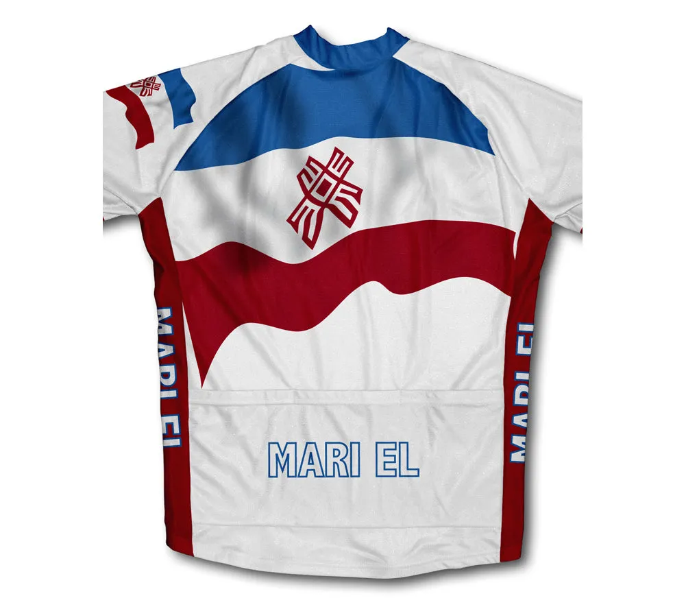 Mari El Flag Cycling Jersey for Men and Women