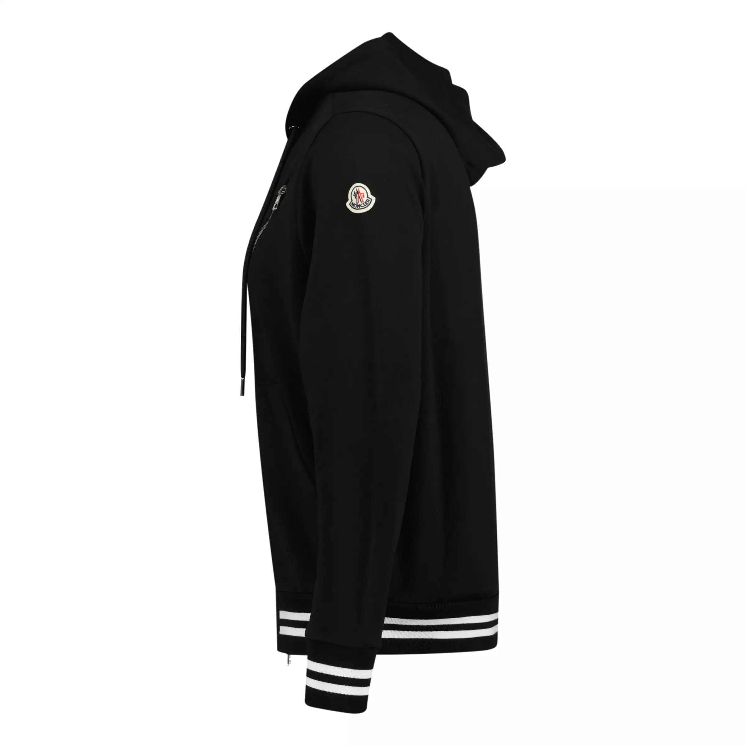 MONCLER FULL ZIP HOODIE BLACk