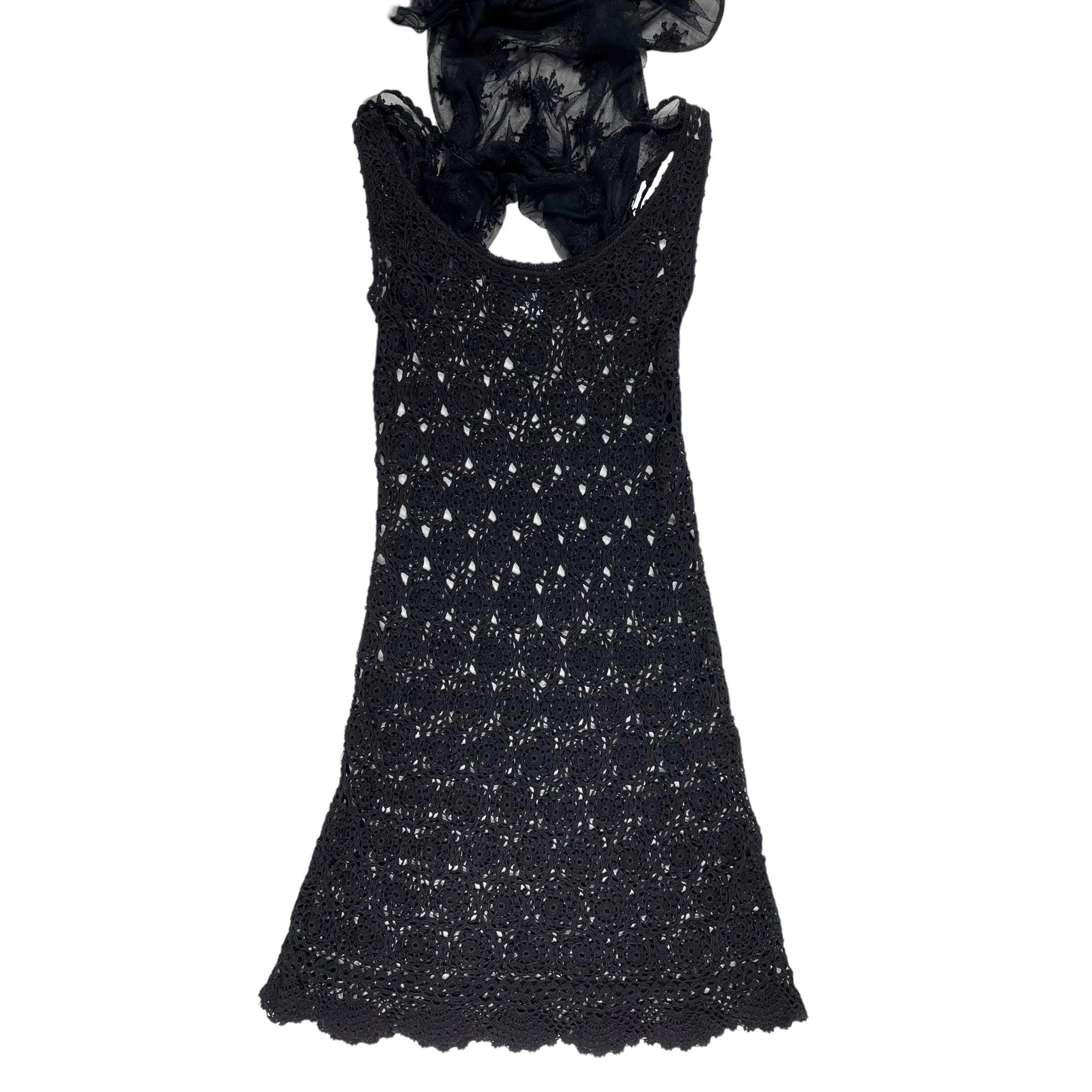 Moschino crochet mesh dress