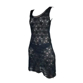 Moschino crochet mesh dress