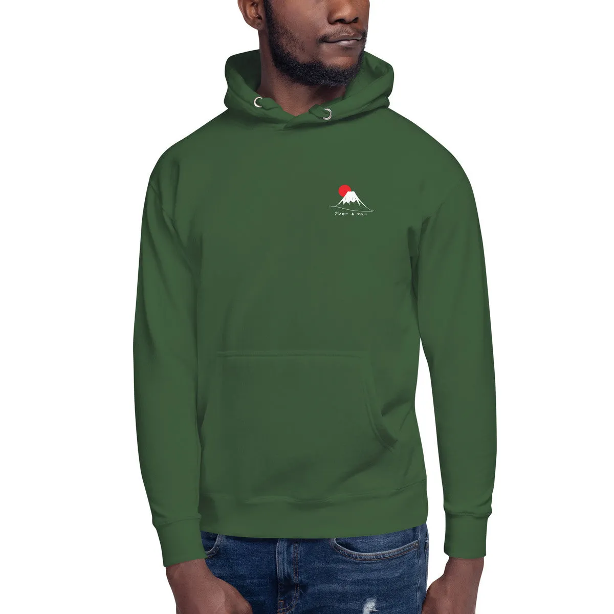 Mount Fuji Landmark Cotton Blend Hoodie