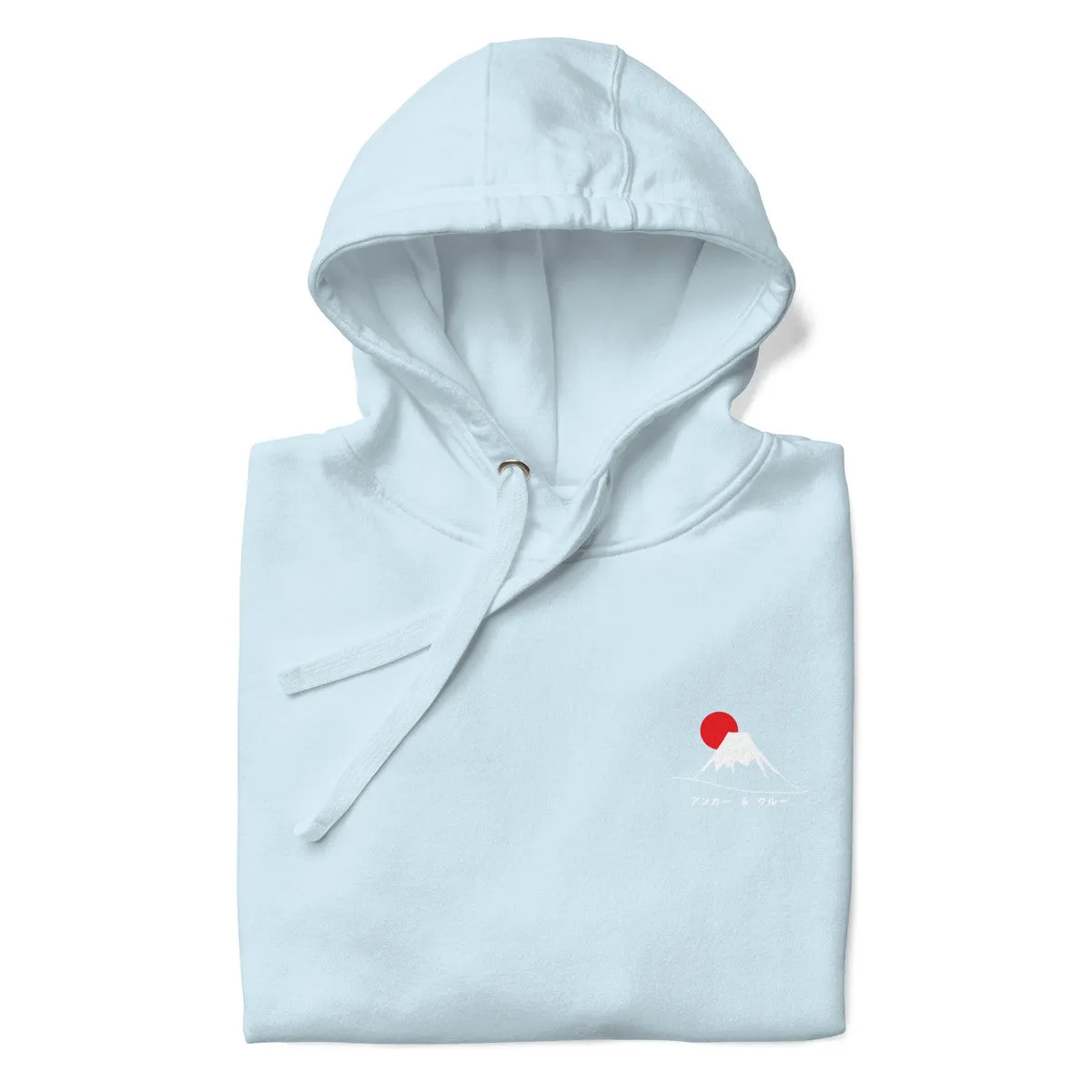 Mount Fuji Landmark Cotton Blend Hoodie