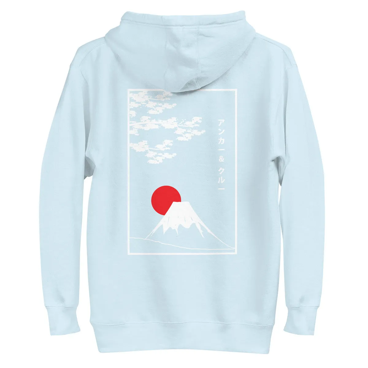 Mount Fuji Landmark Cotton Blend Hoodie