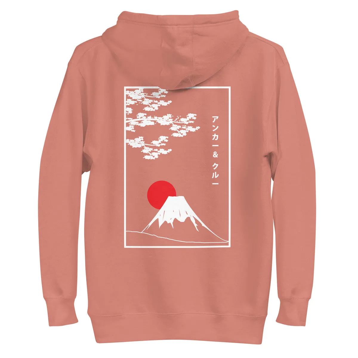 Mount Fuji Landmark Cotton Blend Hoodie