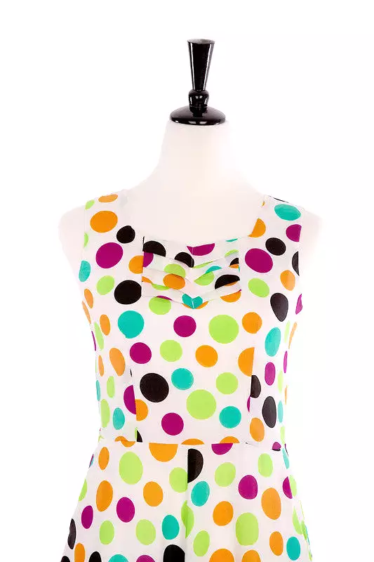 Multi Polka Dot Dress