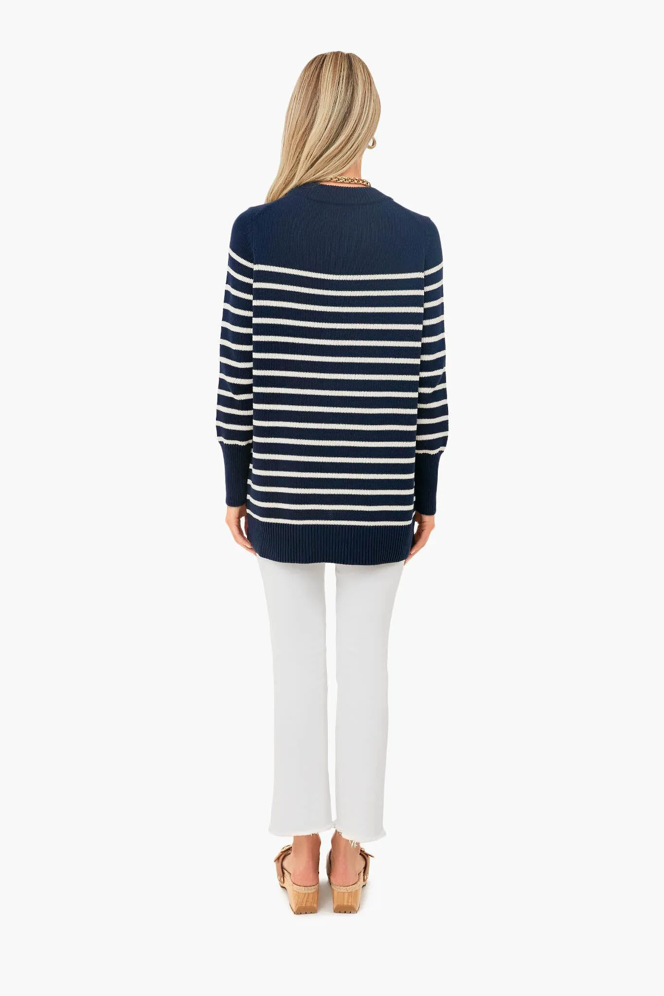 Navy Stripe Bar Harbor Sweater