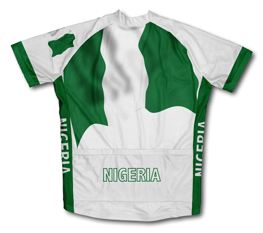 Nigeria Flag Cycling Jersey for Men and Women