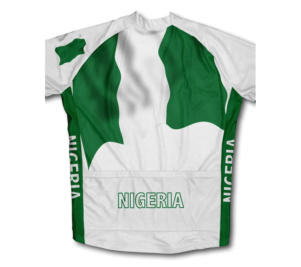 Nigeria Flag Cycling Jersey for Men and Women