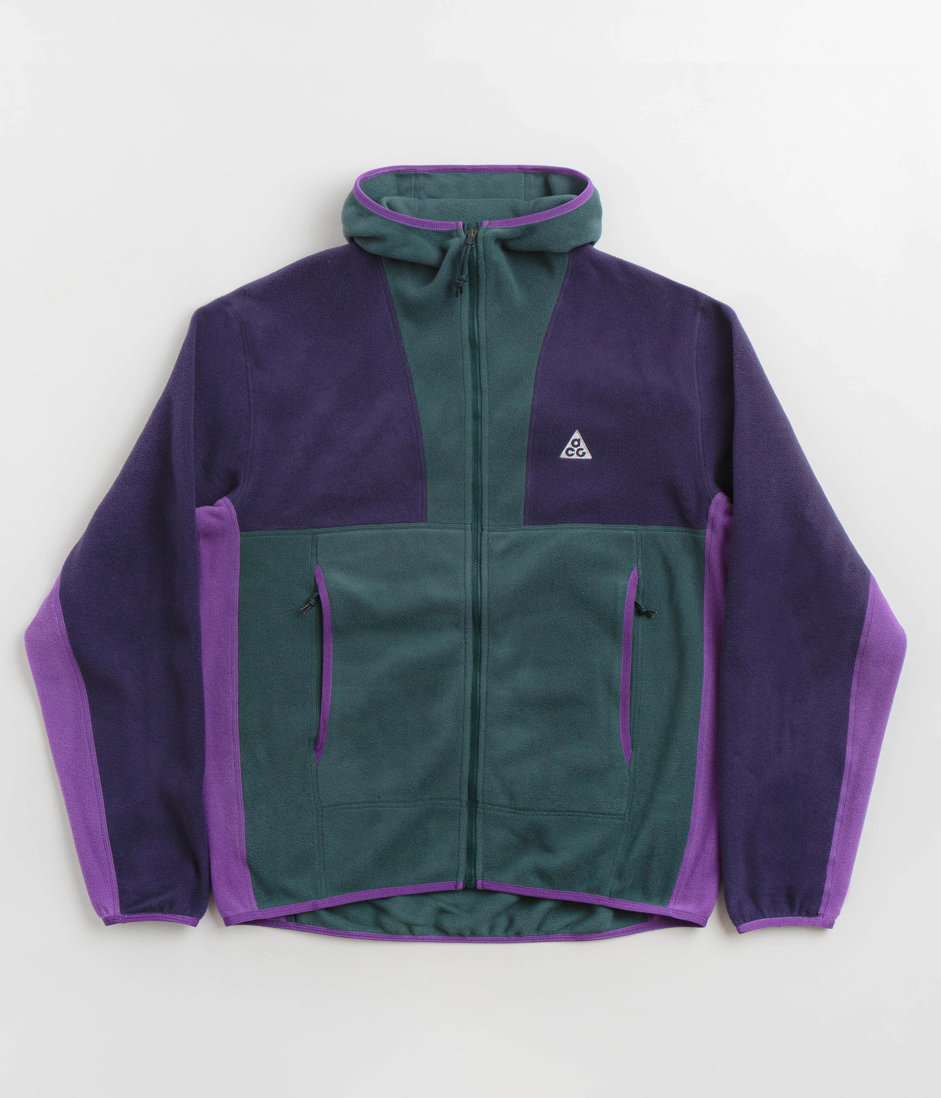 Nike ACG Wolf Tree Full Zip Hoodie - Deep Jungle / Purple Ink / Summit White