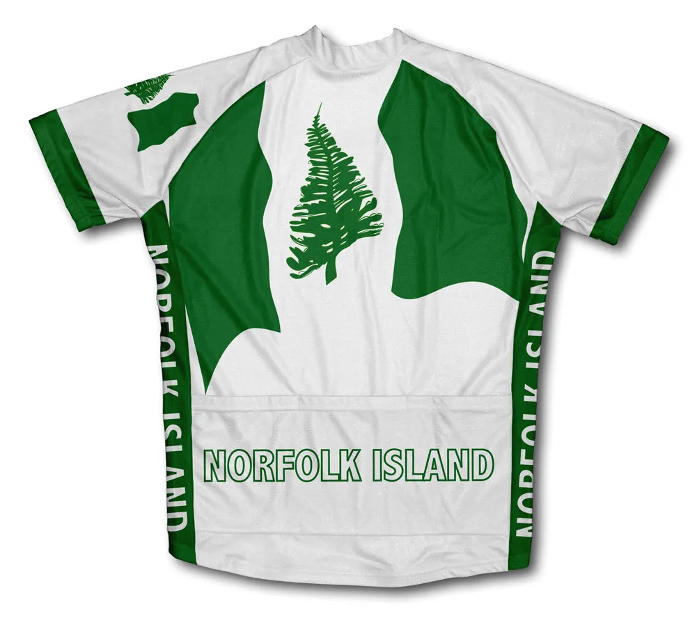 Norfolk Island Flag Cycling Jersey for Men and Women