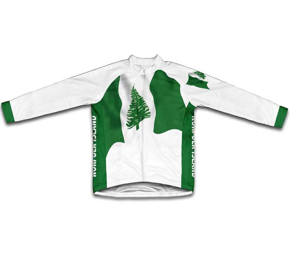 Norfolk Island Flag Cycling Jersey for Men and Women