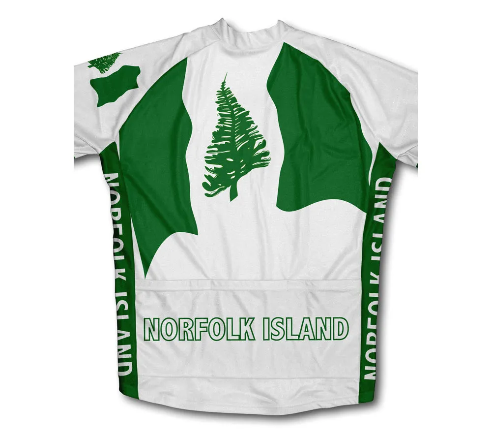 Norfolk Island Flag Cycling Jersey for Men and Women