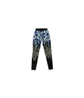 Petticoat Alley Womens Printed Stretch Athletic Track Pants