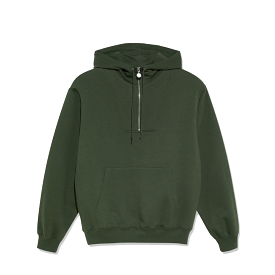 Polar Half Zip Hoodie Dark Olive