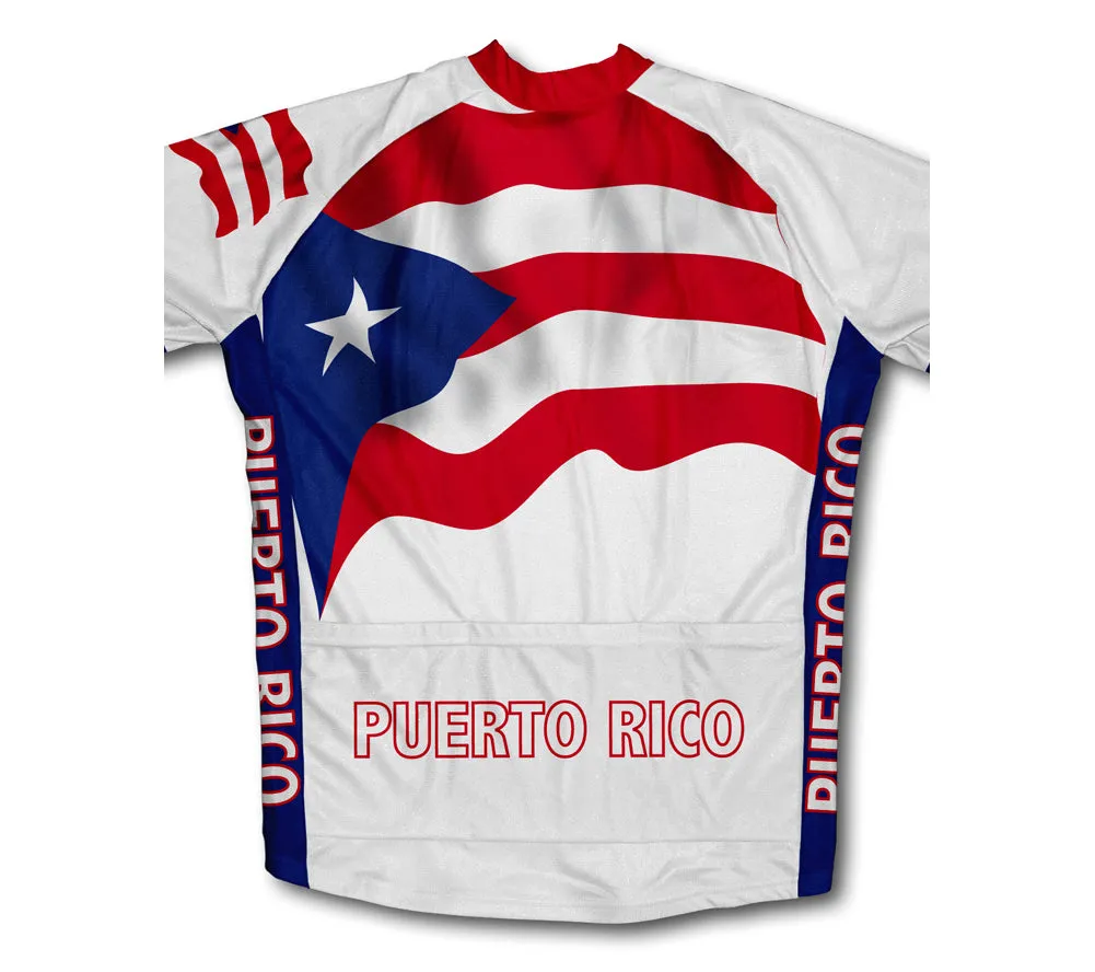 Puerto Rico Flag Cycling Jersey for Men and Women