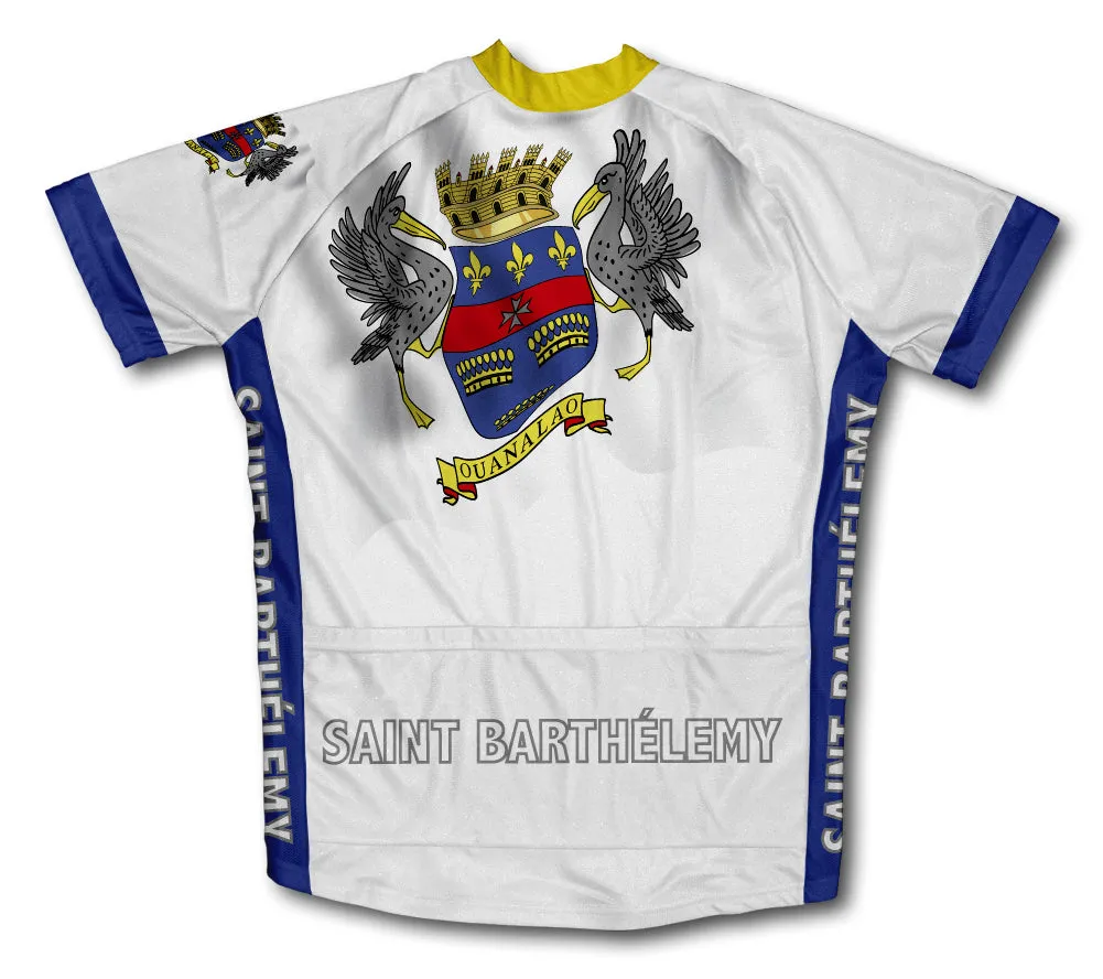 Saint Barthelemy Flag Cycling Jersey for Men and Women