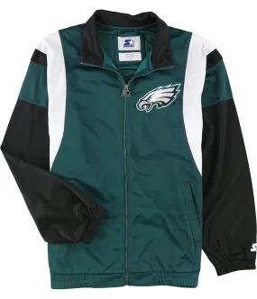 Starter Mens Philadelphia Eagles Track Jacket Sweatshirt, TW1