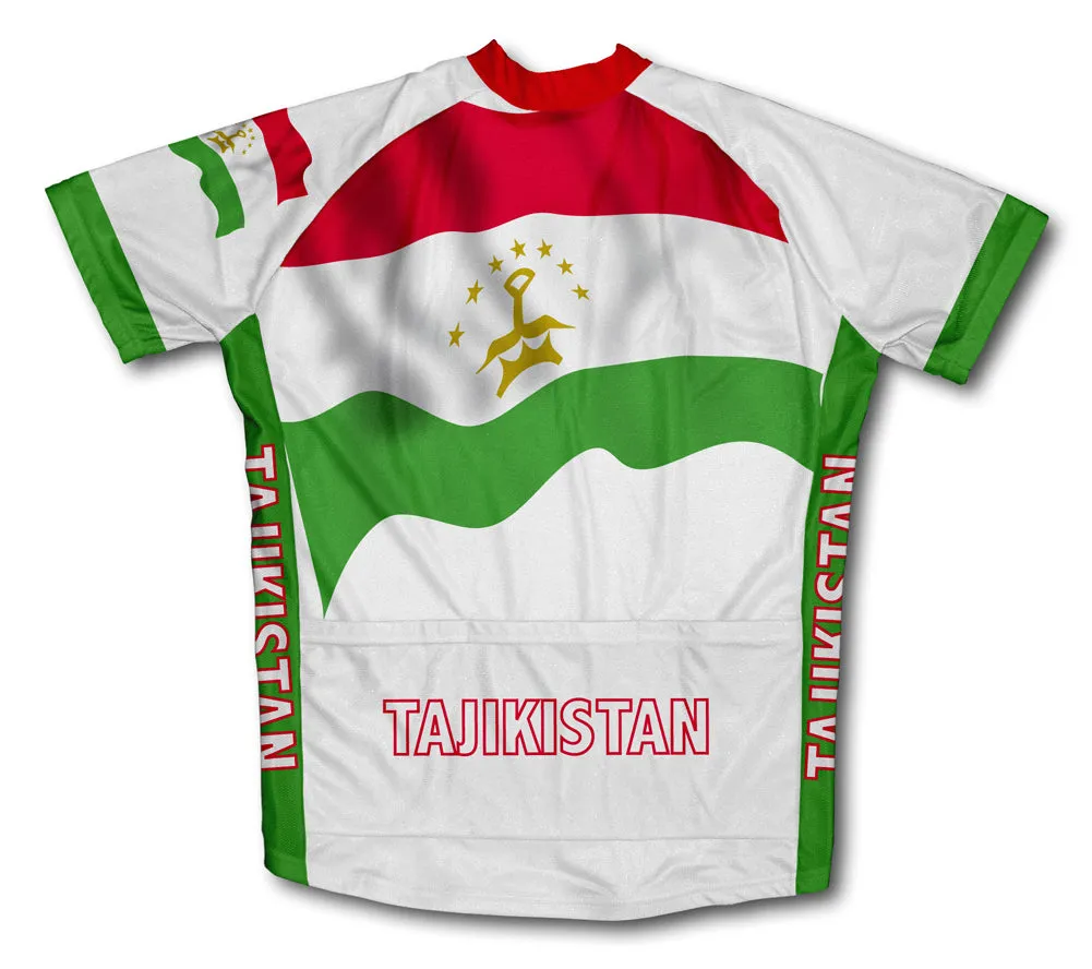 Tajikistan Flag Cycling Jersey for Men and Women