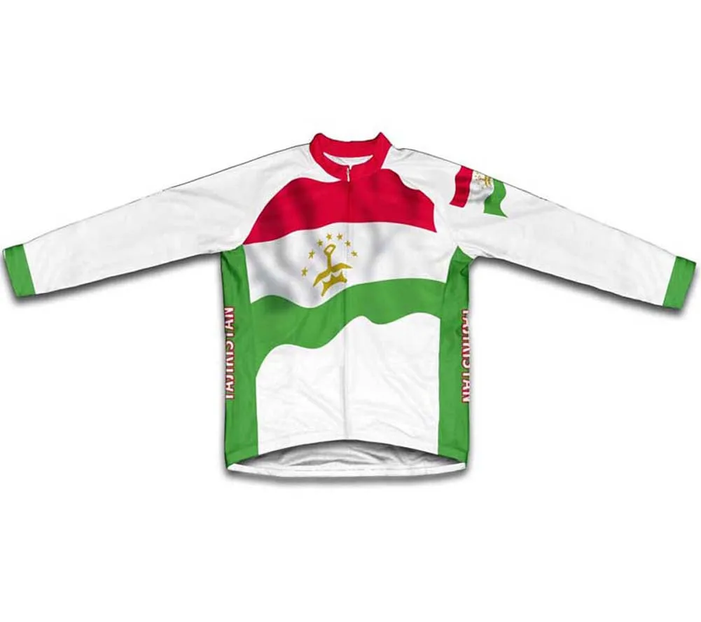 Tajikistan Flag Cycling Jersey for Men and Women