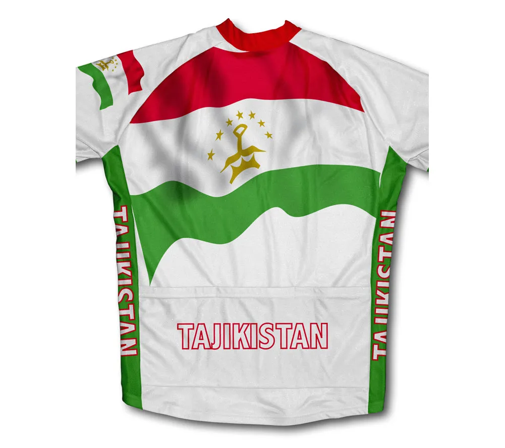 Tajikistan Flag Cycling Jersey for Men and Women