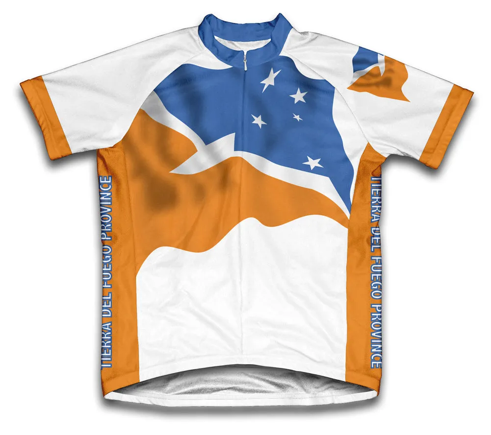 Tierra Del Fuego Province Flag Cycling Jersey for Men and Women