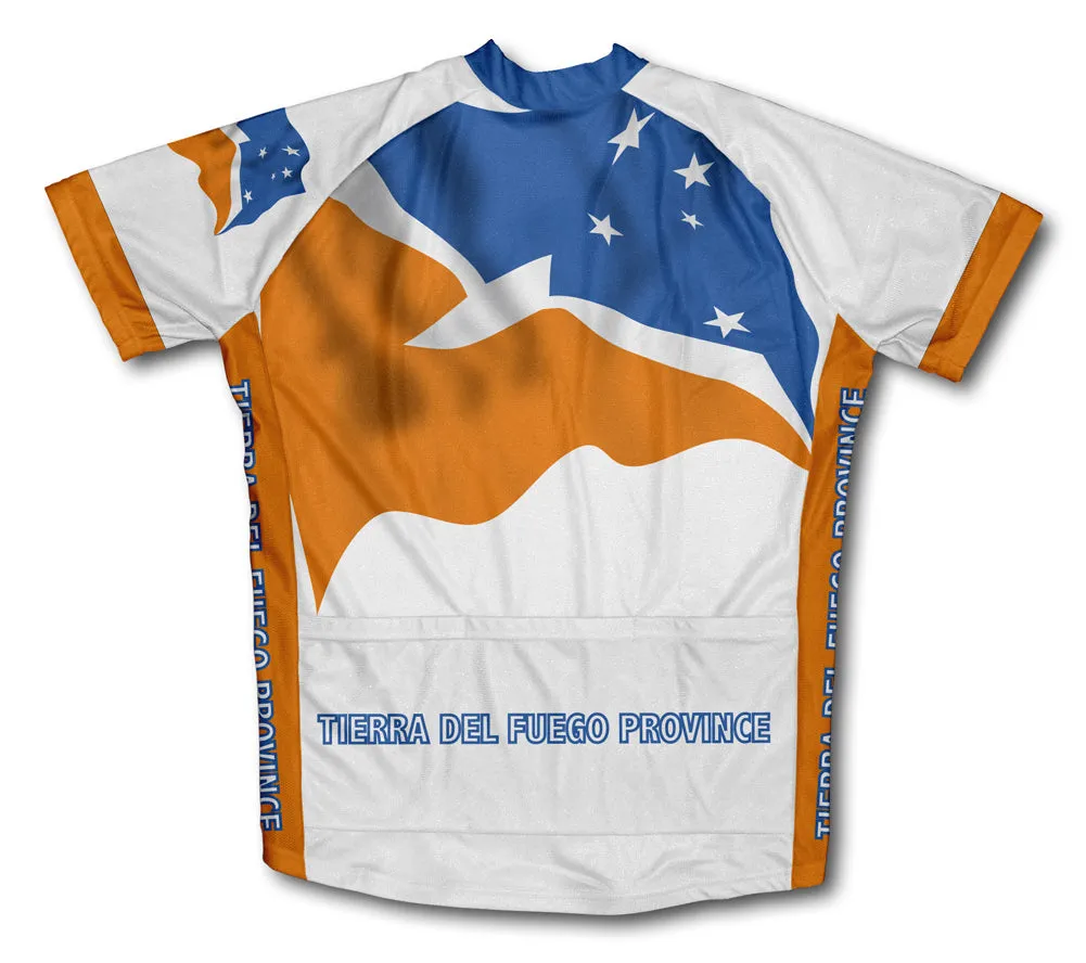 Tierra Del Fuego Province Flag Cycling Jersey for Men and Women