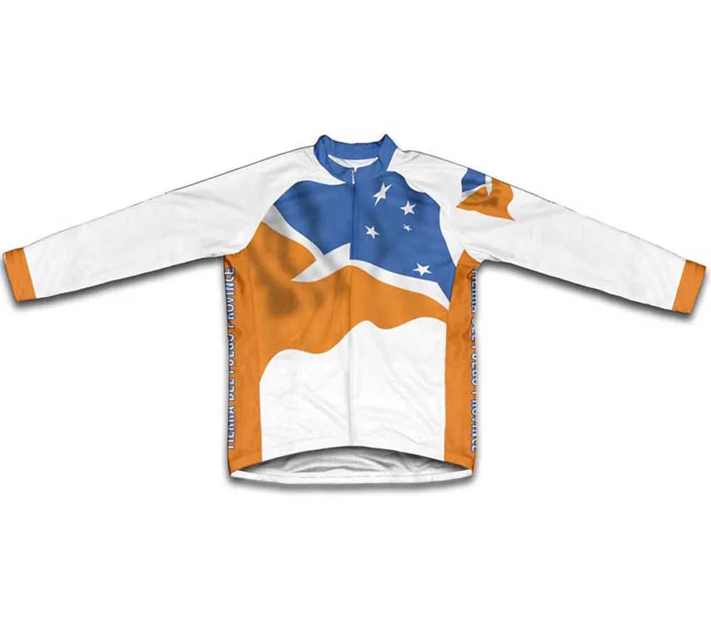 Tierra Del Fuego Province Flag Cycling Jersey for Men and Women