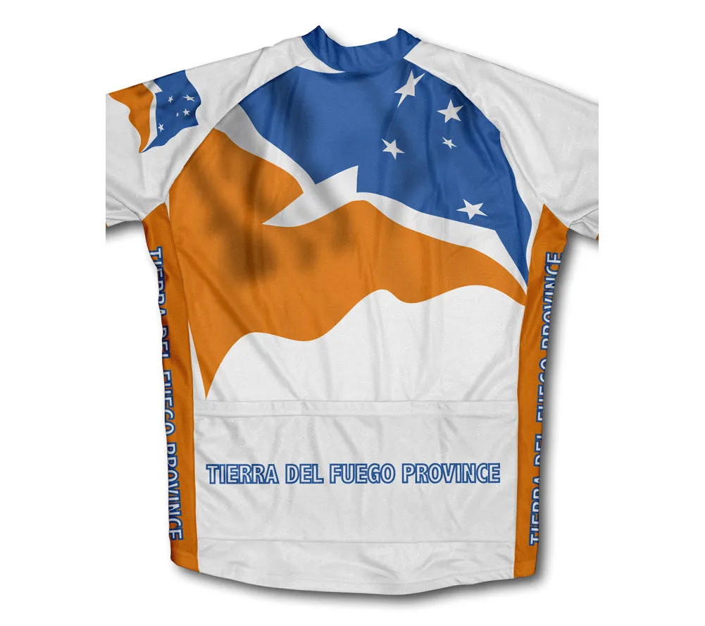 Tierra Del Fuego Province Flag Cycling Jersey for Men and Women