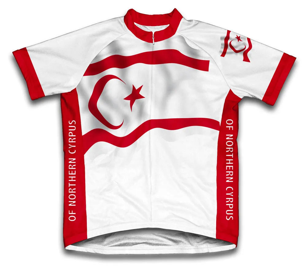 Turkish Republic Of Northern Cyrpus Flag Cycling Jersey for Men and Women