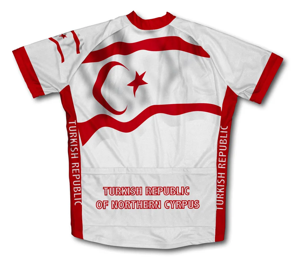 Turkish Republic Of Northern Cyrpus Flag Cycling Jersey for Men and Women