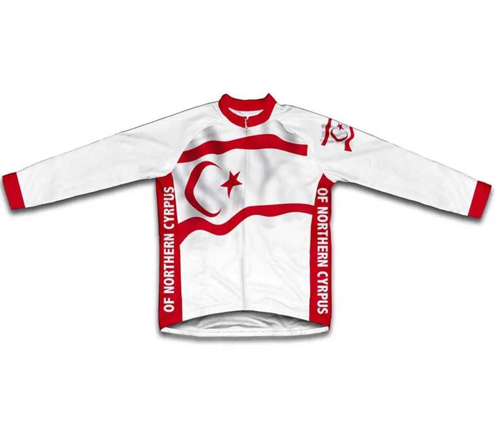 Turkish Republic Of Northern Cyrpus Flag Cycling Jersey for Men and Women