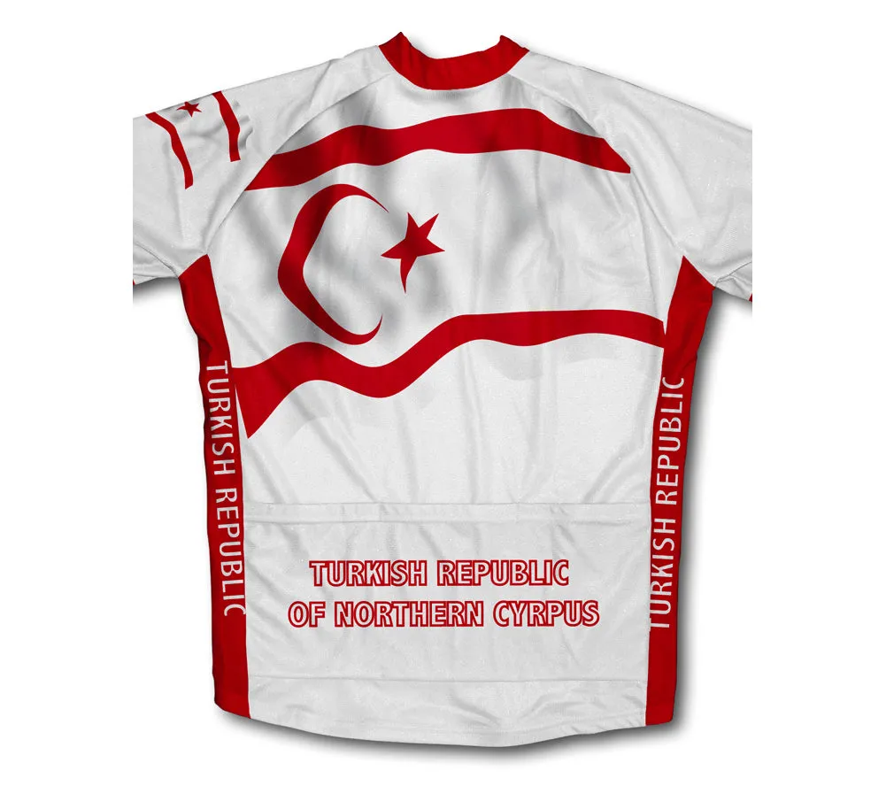 Turkish Republic Of Northern Cyrpus Flag Cycling Jersey for Men and Women