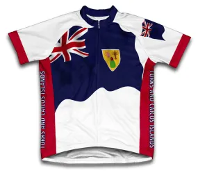 Turks And Caicos Islands Flag Cycling Jersey for Men and Women