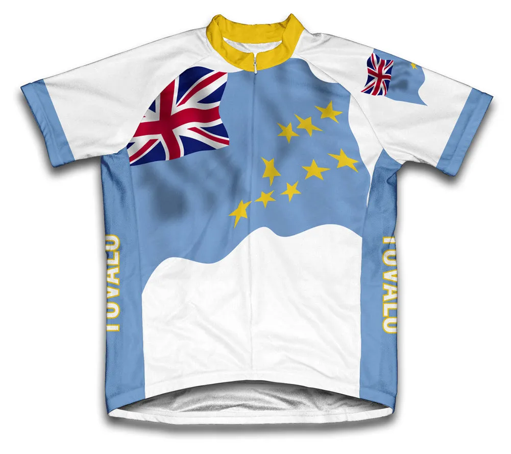 Tuvalu Flag Cycling Jersey for Men and Women