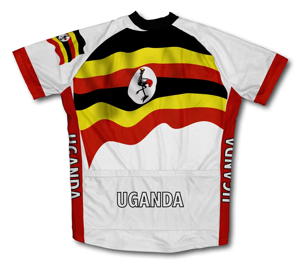 Uganda Flag Cycling Jersey for Men and Women